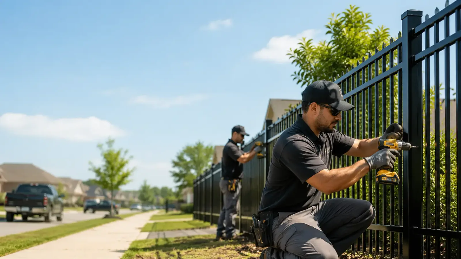 Metal Fence Installation in Bunch, OK